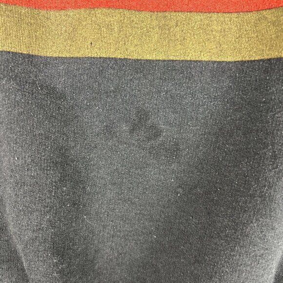 Vintage 70s/80s Playboy Crewneck Sweater Pullover Stripes Men’s Size M Black - Picture 3 of 8